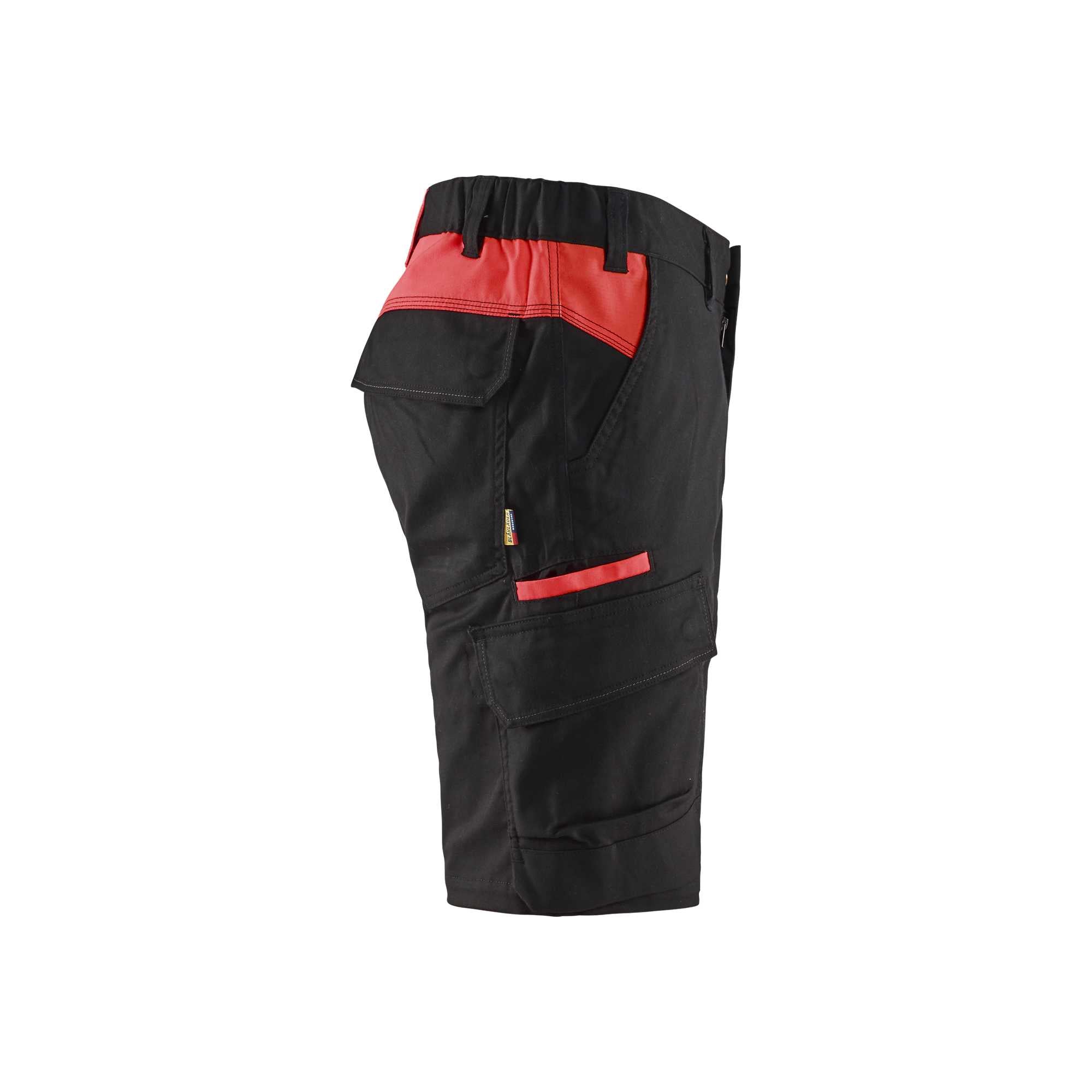 BLAKLADER 14461832 Industry shorts stretch Hi Vis Reflective Work Shorts Men - twill fabric